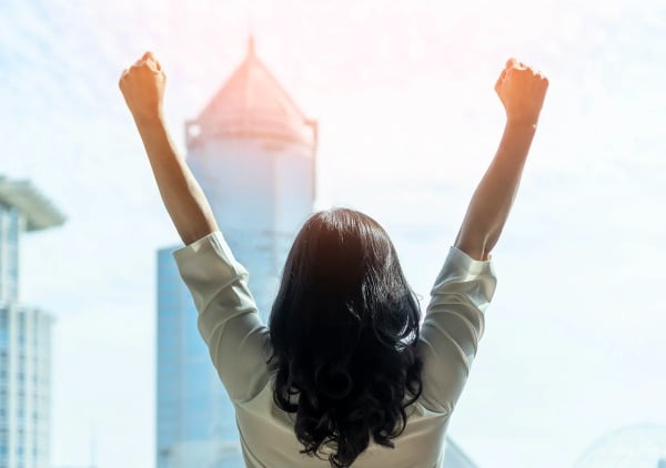 花粉症対策をしながらも眠気をできるだけ感じずに元気に動くことができる様子