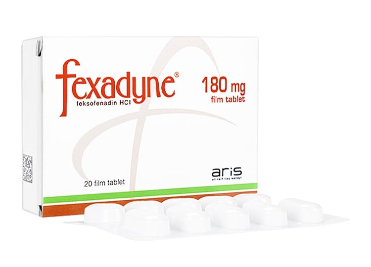 コストパフォーマンスに優れたフェキソフェナジン180mgの錠剤パッケージ