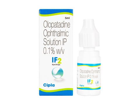 パタノールと同成分の抗アレルギー点眼液「IF2」5mlのボトル