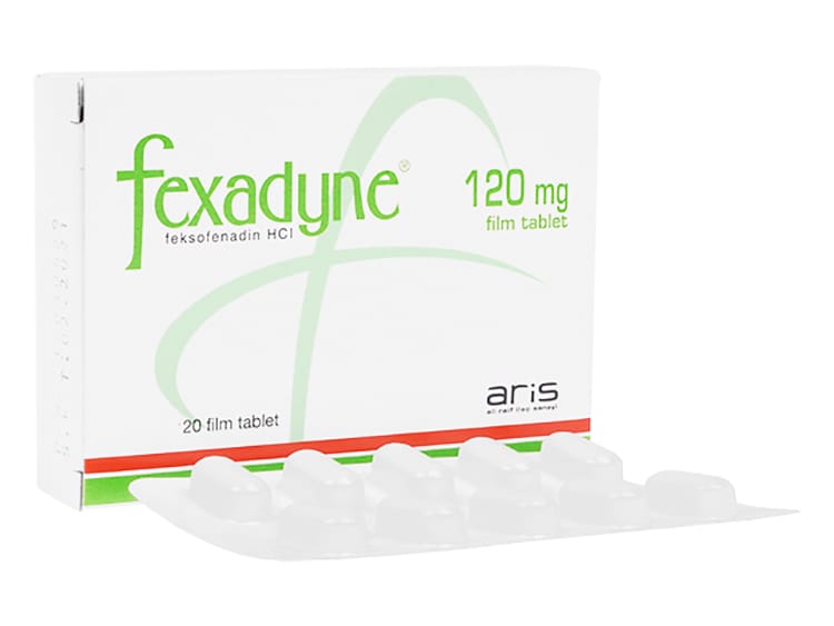 オオサカ堂で人気のフェキソフェナジン120mg(フェキサディン)の製品パッケージ