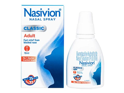 オオサカ堂で買える非ステロイド点鼻薬「ナシビオン（ナシビンM）」のスプレーボトル